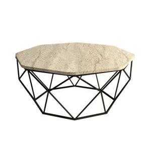 Outlet Almasi Soffbord 90 cm Beige - Möbler