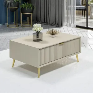 Begränsat erbjudande Luxe Soffbord 90 cm Sandsten - Möbler
