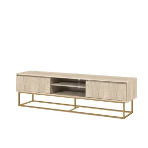 Toporias Tv-bänk 180 cm Beige - Möbler Fynd