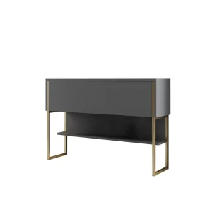 Luxe Byrå 120 cm Guld/Antracit - Förvaring Sista chansen