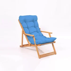 I lager Gardellis Solstol 43x46,5 cm Blå/Natur - Utemöbler & utemiljö