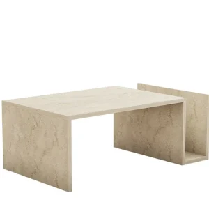 Erbjudande Vimenil Soffbord 87 cm Beige - Möbler