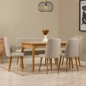 Valsot Matgrupp Rektangulär Beige - Möbler Bästa pris
