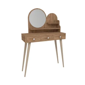 Ruges Sminkbord 74 cm Brun - Möbler Fynd