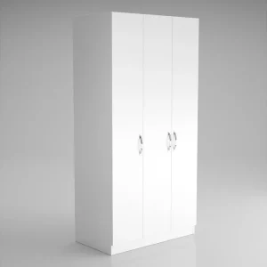 Endast denna vecka Elspet Garderob 90x181 cm Vit - Förvaring