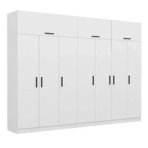 Fruitland Garderob 315x235 cm Vit - Förvaring Lägg i varukorgen