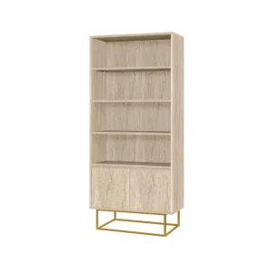 Laxus Bokhylla 80 cm Beige - Förvaring Fynd