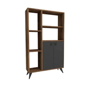 Meldan Bokhylla 80 cm Ljusbrun/Antracit - Förvaring Nyhet