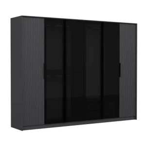 Begränsad tid Fruitland Garderob 274x210 cm Antracit - Förvaring