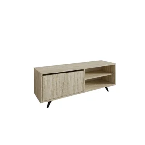Utförsäljning Hazle Tv-bänk 120 cm Beige - Möbler