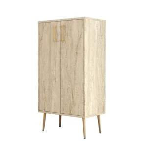 Babice Skoskåp 60 cm Beige - Förvaring I lager