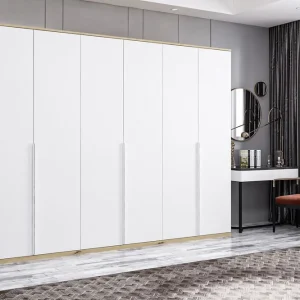 Utförsäljning Fruitland Garderob 270x206 cm Vit - Förvaring