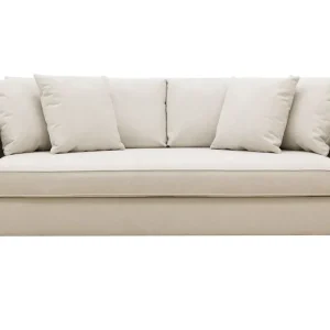 risnedsättning Scandinavian Choice Rossita 3-sits Djup Tygsoffa med hel dyna Beige - Möbler