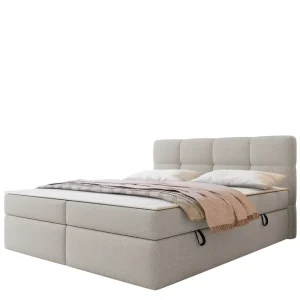 Extra rabatt Leckersbo Komplett Sängpaket Kontinentalsäng med förvaring 140x200 cm Beige - Möbler