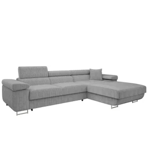 Säker betalning Gabina Soffa med Divan 3-sits Grå - Möbler