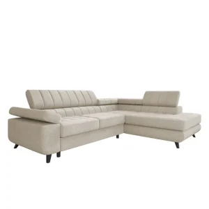 Amshyttan Soffa med Schäslong 3-sits Beige - Möbler Handla nu