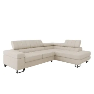 Warwick Soffa med Schäslong 3-sits Beige - Möbler Extra rabatt