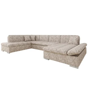 Rea Zumar Soffa med Divan och Schäslong 4-sits Flerfärgad/Beige - Möbler