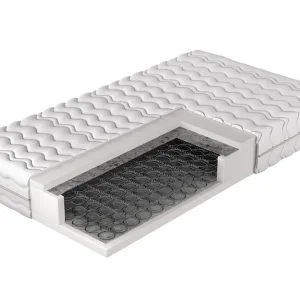 Rabatt Lourosa Resårmadrass 70x200 cm Vit - Möbler
