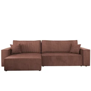 Hobson Soffa med Divan 3-sits Rosa - Möbler Outlet