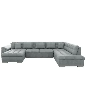 Majestic Furniture Dynir Soffa med Divan och Schäslong 4-sits Grå - Möbler Lågt pris