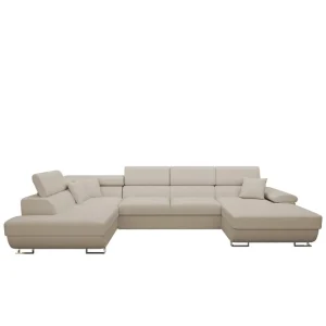 Reginia Soffa med Divan och Schäslong 4-sits Beige - Möbler Bästa pris