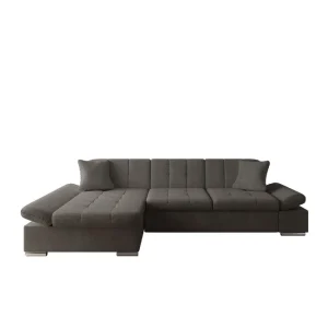 Fri frakt Djerra Soffa med Divan 3-sits Brun - Möbler