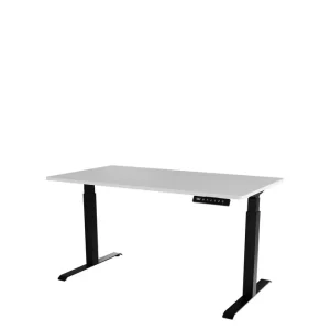 Erbjudandepris Adrianah Skrivbord 80x150 cm Vit/Svart - Möbler