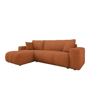 Flo Bäddsoffa med Divan 3-sits Orange - Möbler Trygg betalning