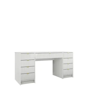 Endast idag Gudelia Sminkbord 154 cm Vit - Möbler