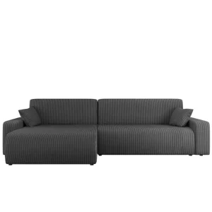 Barile Soffa med Divan 3-sits Mörkgrå - Möbler Premium