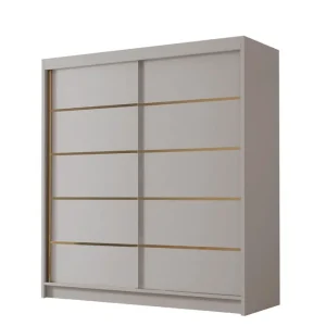 Chavez Garderob 180x215 cm Beige - Förvaring I lager