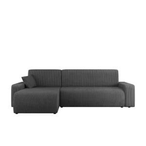 Barile Soffa med Divan 3-sits Grå - Möbler Snabb frakt